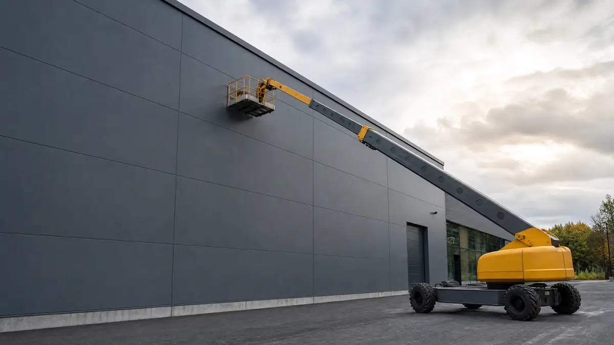 Boom Lifts jobsite access in Orlando
